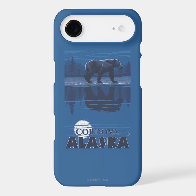 Bear in Moonlight - Cordova, Alaska Case-Mate iPhone Case (Back)
