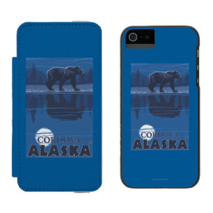 Bear in Moonlight - Cordova, Alaska Incipio Watson™ iPhone 5 Wallet Case