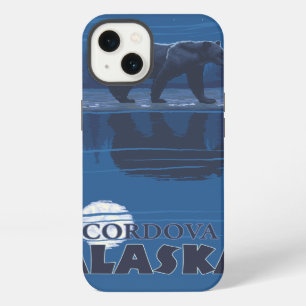 Bear in Moonlight - Cordova, Alaska iPhone Case