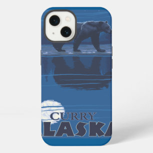 Bear in Moonlight - Curry, Alaska iPhone Case