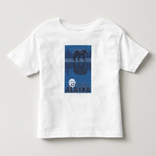 Bear in Moonlight - Latouche, Alaska Toddler T-Shirt