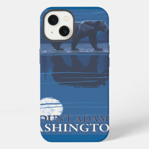 Bear in Moonlight - Mount Adams, Washington iPhone 13 Case