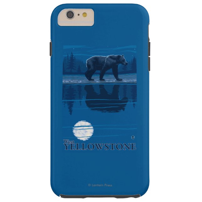 Bear in Moonlight - West Yellowstone, Montana Case-Mate iPhone Case (Back)