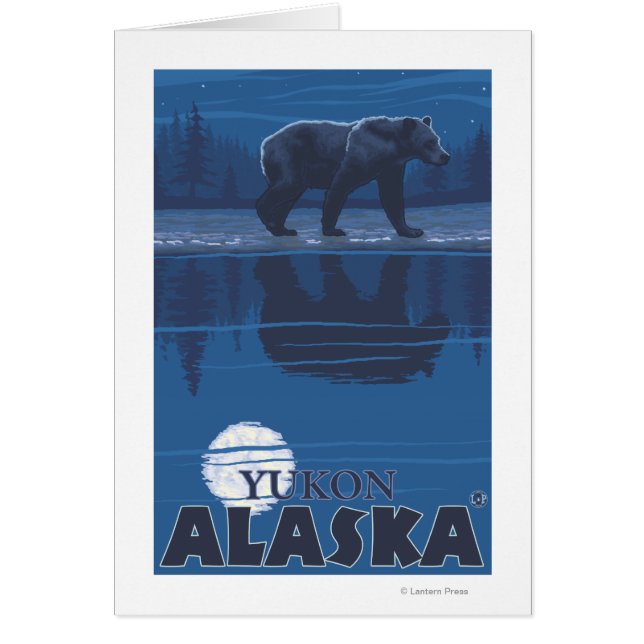 Bear in Moonlight - Yukon, Alaska (Front)