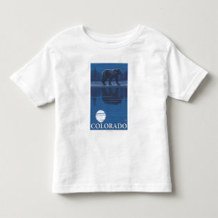 Bear in MoonlightColorado Toddler T-Shirt