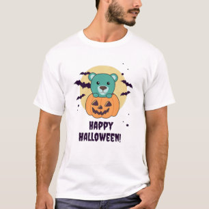 Bear In Pumpkin Sweet Bears Happy Halloween T-Shirt