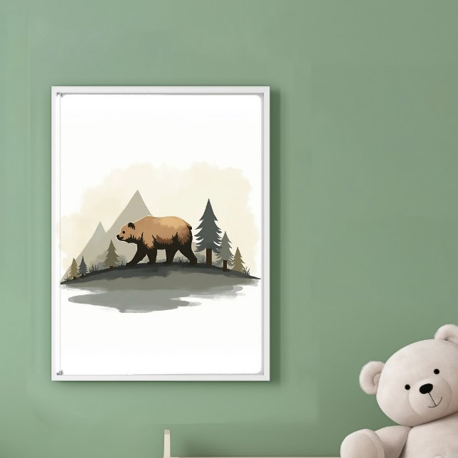 Bear in the Mountains Poster (Creator Uploaded)