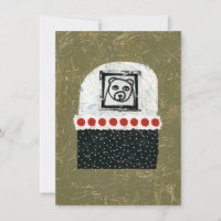 Bear Is Tired Greeting Card