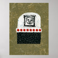 Bear Is Tired Poster Wall Art