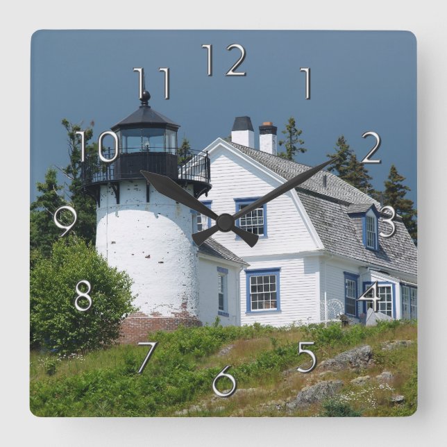 Bear Island Lighthouse Wall Clock (Front)