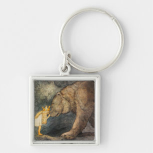 Bear Kiss Key Ring