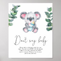 Bear Koala Don't say baby