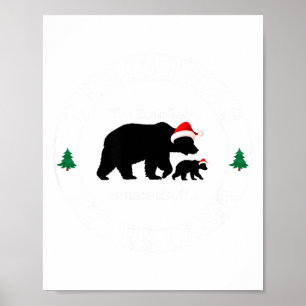 Bear Lair New Hampshire Christmas Poster