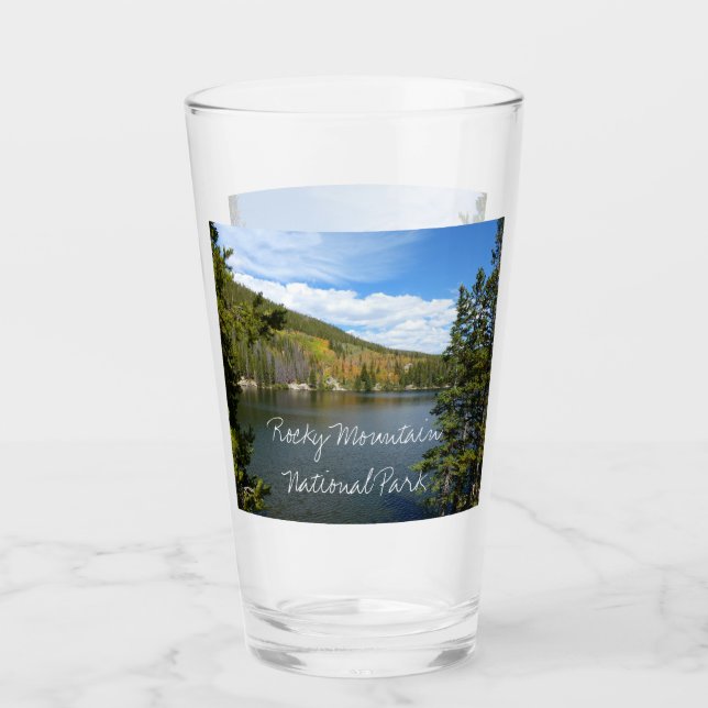Bear Lake at Rocky Mountain National Park Glass (Front)