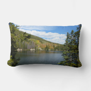 Bear Lake at Rocky Mountain National Park Lumbar Cushion