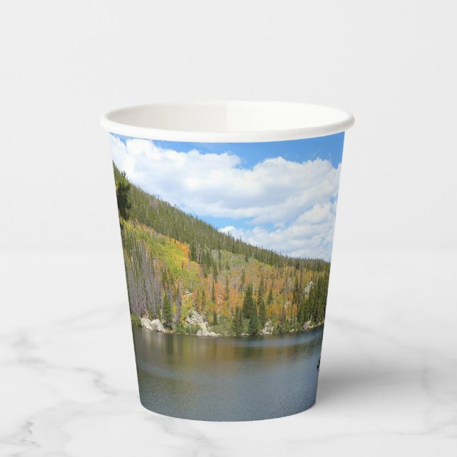 Bear Lake at Rocky Mountain National Park Paper Cups (Left)