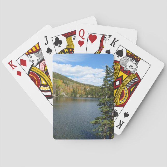 Bear Lake at Rocky Mountain National Park Playing Cards (Back)