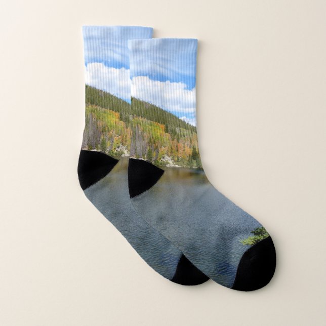 Bear Lake at Rocky Mountain National Park Socks (Pair)