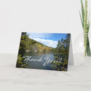 Bear Lake at Rocky Mountain National Park Thank You Card