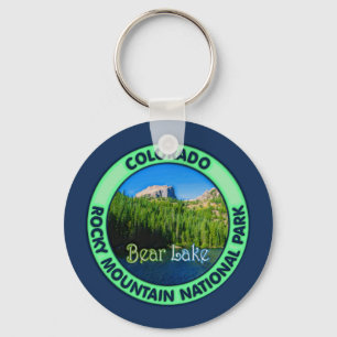 Bear Lake, Rocky Mountain National, Colorado Key Ring