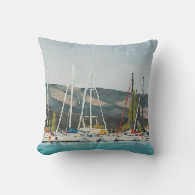 Bear Lake sail boats Cushion (Front)
