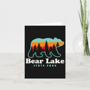 Bear Lake State Park Camping Utah Hiking Card