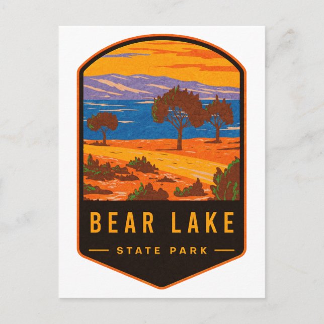 Bear Lake State Park Postcard (Front)