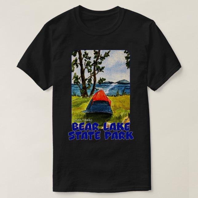 Bear Lake State Park Utah Idaho T-Shirt (Design Front)