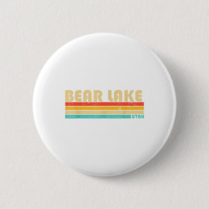 BEAR LAKE UTAH Fun Fishing Camping Summer  6 Cm Round Badge