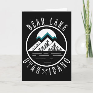 Bear Lake Utah Idaho Camping Boating  Card