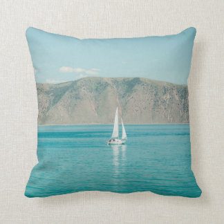 Bear Lake Utah Sail Boat Cushion