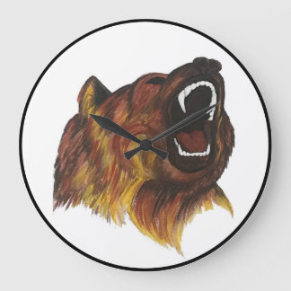 Bear Large Clock