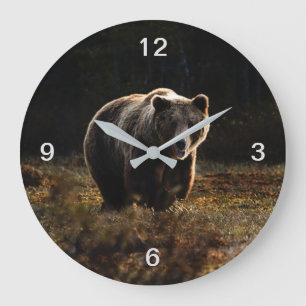 Bear Large Clock