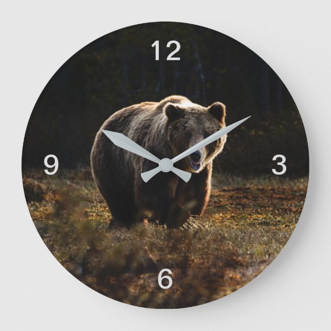 Bear Large Clock (Front)