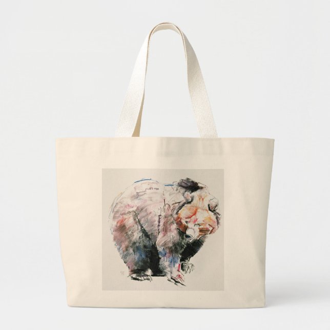 Bear Large Tote Bag (Front)
