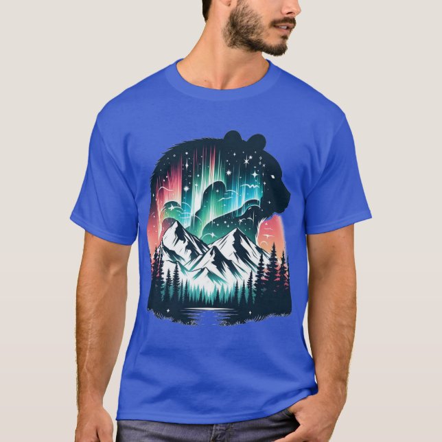 Bear Light Show  T-Shirt (Front)