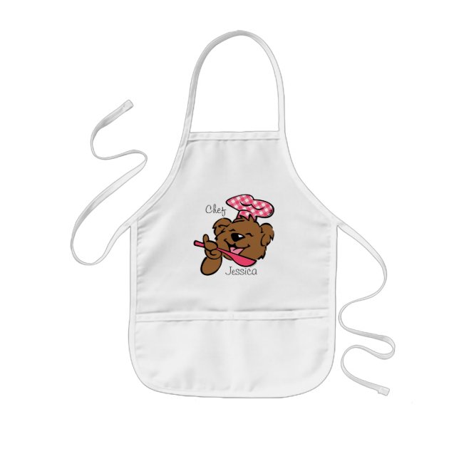 Bear Little Chef Custom Apron (Front)