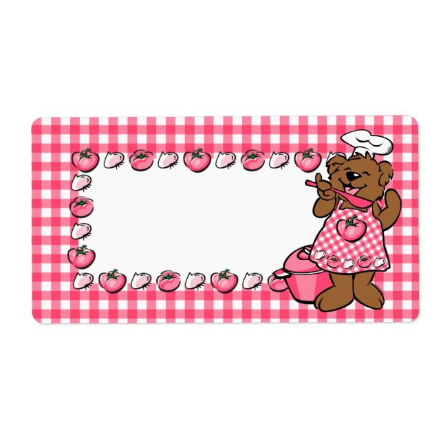 Bear Little Chef Label (Front)