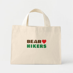 Bear love hiker mini tote bag