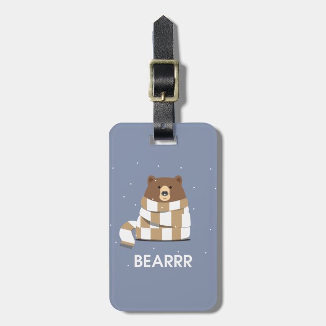 BEAR LUGGAGE TAG (Front Vertical)