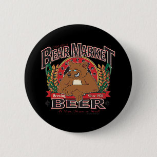 Bear-Market-Beer 6 Cm Round Badge