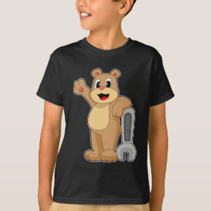 Bear Mechanic Wrench T-Shirt