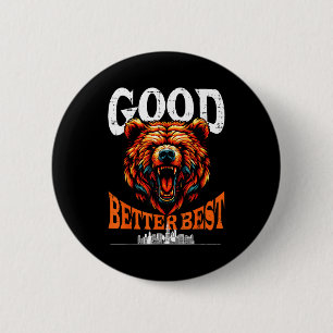Bear men women kids boys youth teen 6 cm round badge