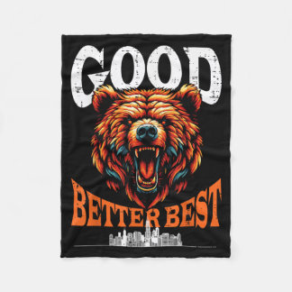 Bear Men Women Kids Boys Youth Teen Fleece Blanket