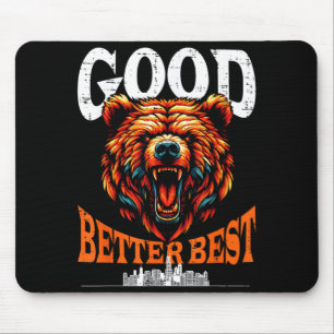 Bear men women kids boys youth teen mouse pad
