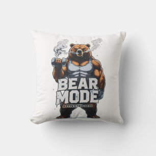 Bear Mode Activated 2026 Cushion