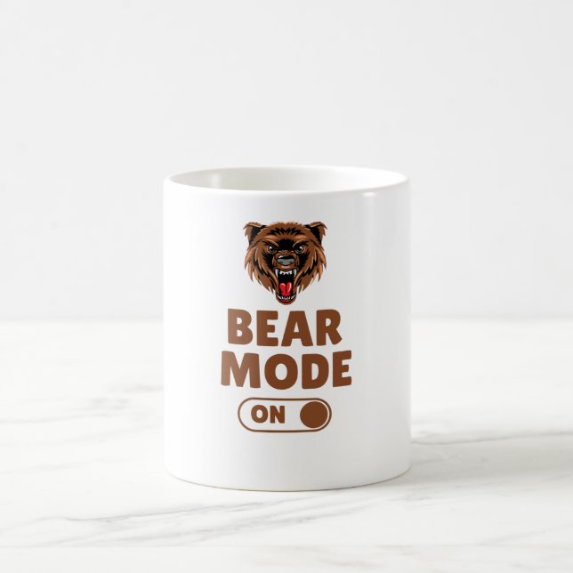 Bear Mode On Coffee Mug (Center)