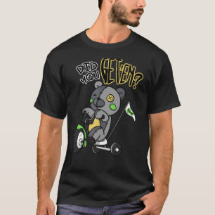 Bear Moto Dripping Retro Green Bean 5s Matching T-Shirt