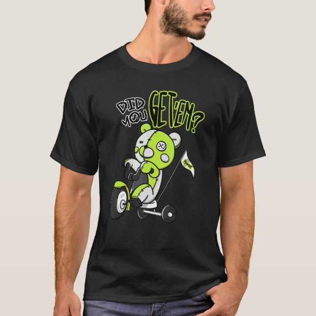 Bear Moto Dripping Retro High OG Visionaire Volt 1 T-Shirt (Front)