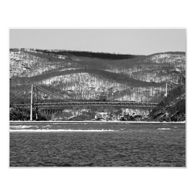 Bear Mountain Bridge B/W Photo Print (Front)